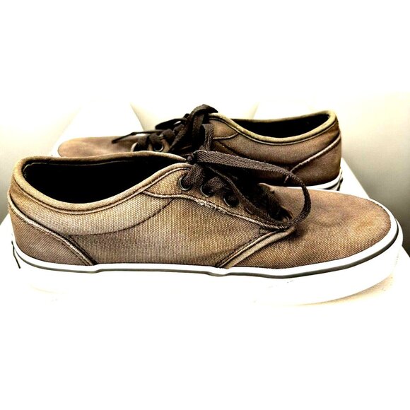 Vans Off the Wall Mens Shoes Low Top Skateboarding Tennis Sneakers Gray Size 7 - Picture 6 of 12